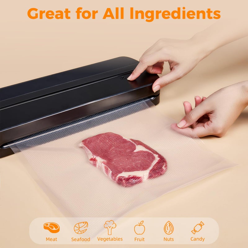 Wevac Vacuum Sealer Bags 11x50 Rolls 2 pack for Food Saver, Seal a Meal, Weston. Commercial Grade, BPA Free, Heavy Duty, Great for vac storage, Meal Prep or Sous Vide - Image 3